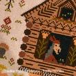 Kateryna - Stitchy Princess - Baba Yaga's hut on chicken legs, zoom 1  (cross stitch chart)
