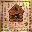 Kateryna - Stitchy Princess - Baba Yaga's hut on chicken legs (cross stitch chart)