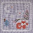 Kateryna - Stitchy Princess - The fox family - in Winter (cross stitch chart)
