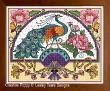 Lesley Teare Designs - Glorious Peacock fan (cross stitch chart)