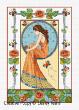 Lesley Teare Designs - Art Deco Rose Lady (cross stitch chart)