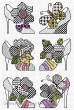 Lesley Teare Designs - Blackwork Shoes (cross stitch chart)