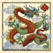 <b>Chinese Dragon</b><br>cross stitch pattern<br>by <b>Lesley Teare Designs</b>