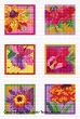 Lesley Teare Designs - Colorful Florals (cross stitch chart)