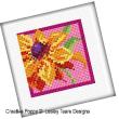 Lesley Teare Designs - Colorful Florals zoom 1 (cross stitch chart)