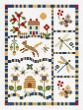 Lesley Teare Designs - Simple Country sampler, zoom 1 (Cross stitch chart)