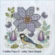 Lesley Teare Designs - Clematis Flower and Great Tit