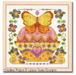 <b>Butterfly Cupcake</b><br>cross stitch pattern<br>by <b>Lesley Teare Designs</b>