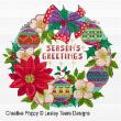 <b>Christmas Garland</b><br>cross stitch pattern<br>by <b>Lesley Teare Designs</b>