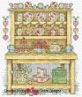 Lesley Teare Designs - Country Kitchen Dresser (Cross stitch chart)