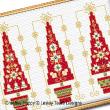 Lesley Teare Designs - Decorative Christmas Trees zoom 1 (cross stitch chart)