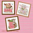 Lesley Teare Designs - Festive cats (6 christmas motifs) (Cross stitch chart)