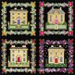<b>Georgian Houses</b><br>cross stitch pattern<br>by <b>Lesley Teare Designs</b>