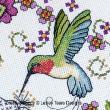 Lesley Teare Designs - Hibiscus and Hummingbird zoom 1