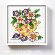 Lesley Teare Designs - March Flowers (Cross stitch chart)