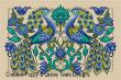 <b>Proud Peacocks</b><br>cross stitch pattern<br>by <b>Lesley Teare Designs</b>