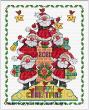 Lesley Teare Designs - Santa Delight (Cross stitch chart)