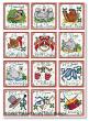 Lesley Teare Designs - Twelve Days of Christmas (Cross stitch chart)