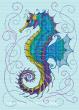 <b>Glorious Seahorse</b><br>cross stitch pattern<br>by <b>Lesley Teare Designs</b>