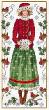Lesley Teare Designs - Holly Girl (cross stitch chart)