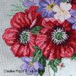 Lesley Teare Designs - Poppy Bouquet zoom 1 (cross stitch chart)