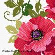 Lesley Teare Designs - Red Poppies zoom 1 (cross stitch chart)