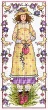 Lesley Teare Designs - Valentine Girl (cross stitch chart)
