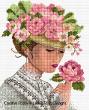 <b>Victorian Lady</b><br>cross stitch pattern<br>by <b>Lesley Teare Designs</b>