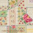 <b>Vintage Crazy patchwork</b><br>cross stitch pattern<br>by <b>Lesley Teare Designs</b>