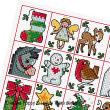 Lesley Teare Designs - 25 Christmas Tag motifs zoom 1 (cross stitch chart)