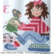 Room name plaque to cross stitch for a little girl (zoom1)