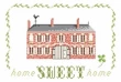 Countryside Home sweet home - cross stitch pattern - by Monique Bonnin