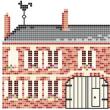 Countryside Home sweet home - cross stitch pattern - by Monique Bonnin (zoom 1)