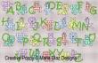 Baby Jungle Alphabet, designed by Maria Diaz - Cross stitch pattern chart