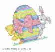 Maria Diaz - Easter Chick & Bunny zoom 1 (cross stitch chart)