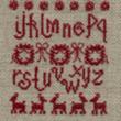 Scandinavian Christmas - cross stitch pattern - by Agnès Delage-Calvet (zoom 1)