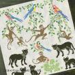 Perrette Samouiloff - Animals in the Jungle, zoom 1 (Cross stitchchart)