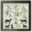 <b>Animals in the Jungle</b><br>cross stitch pattern<br>by <b>Perrette Samouiloff</b>