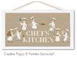 <b>Chef's Kitchen (7 cook motifs & Alphabet)</b><br>cross stitch pattern<br>by <b>Perrette Samouiloff</b>