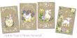 Perrette Samouiloff - 4 Spring Card Motifs (Cross stitch chart)