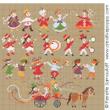 Happy childhood collection - Carnival - cross stitch pattern - by Perrette Samouiloff