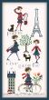 <b>Paris Rive Gauche</b><br>cross stitch pattern<br>by <b>Perrette Samouiloff</b>