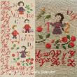 <b>Schooldays of yore</b><br>cross stitch pattern<br>by <b>Perrette Samouiloff</b>