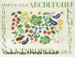 <b>Spring vegetable Patch</b><br>cross stitch pattern<br>by <b>Perrette Samouiloff</b>