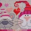Purrfect love - cross stitch pattern - by Barbara Ana Designs (zoom 1)