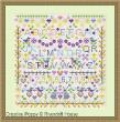 <b>Spring Flowers Sampler</b><br>cross stitch pattern<br>by <b>Riverdrift House</b>