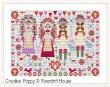 <b>Morris Folkies - England</b><br>cross stitch pattern<br>by <b>Riverdrift House</b>