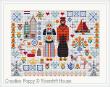 <b>Dutch Folkies</b><br>cross stitch pattern<br>by <b>Riverdrift House</b>
