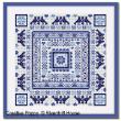 <b>Hungarian Blue Square</b><br>cross stitch pattern<br>by <b>Riverdrift House</b>