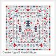 <b>Merry Christmas Birds</b><br>cross stitch pattern<br>by <b>Riverdrift House</b>